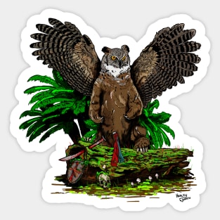 Owl Bear Sticker